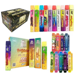 Gold Coast Clear Disposable Vape 2ml with package box（EMPTY）～Customized and Wholesale